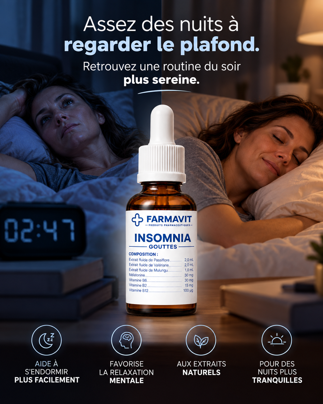 Formule contre l’insomnie - Livraison gratuite dans toute la France 🇫🇷